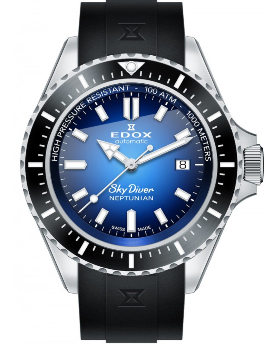 Edox Skydive Neptunian Automatic